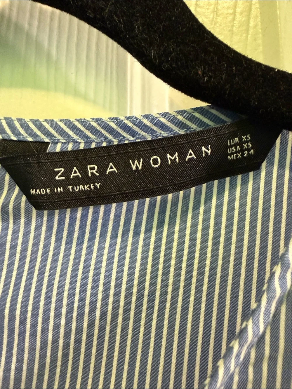 Zara crisp pinstripe